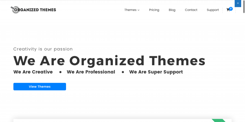 Organized Themes Easy To Use WordPress Themes